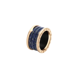 Anillo Bulgari oro rosa y lapislázuli